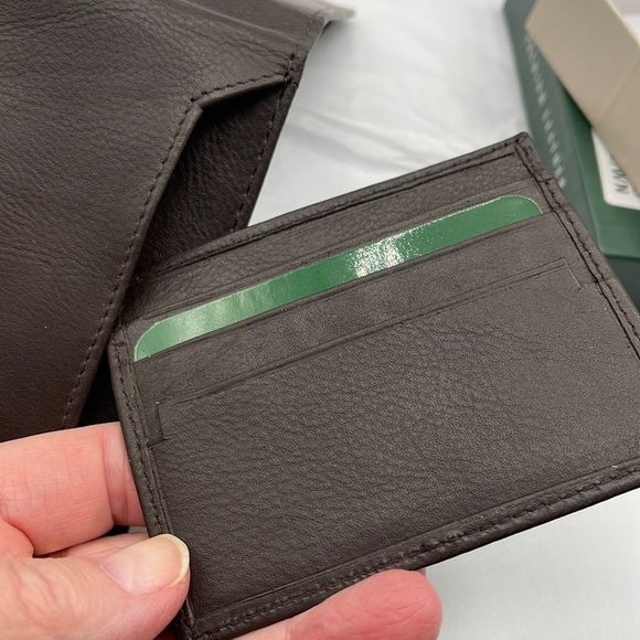 NWT brown leather Camino Bi-Fold wallet - Picture 5 of 9